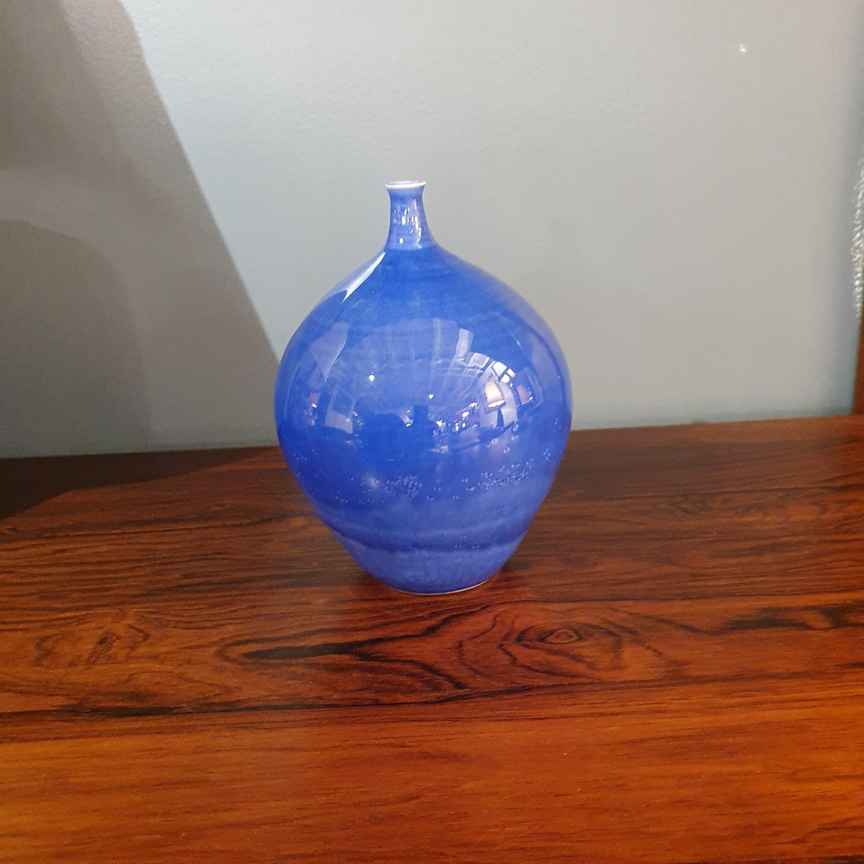 American Beautiful Studio Pottery Bud Vase For Sale
