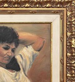 Beautiful Style Portrait of a Woman Oil Painting