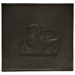 Beautiful Swan Fireback or Backsplash