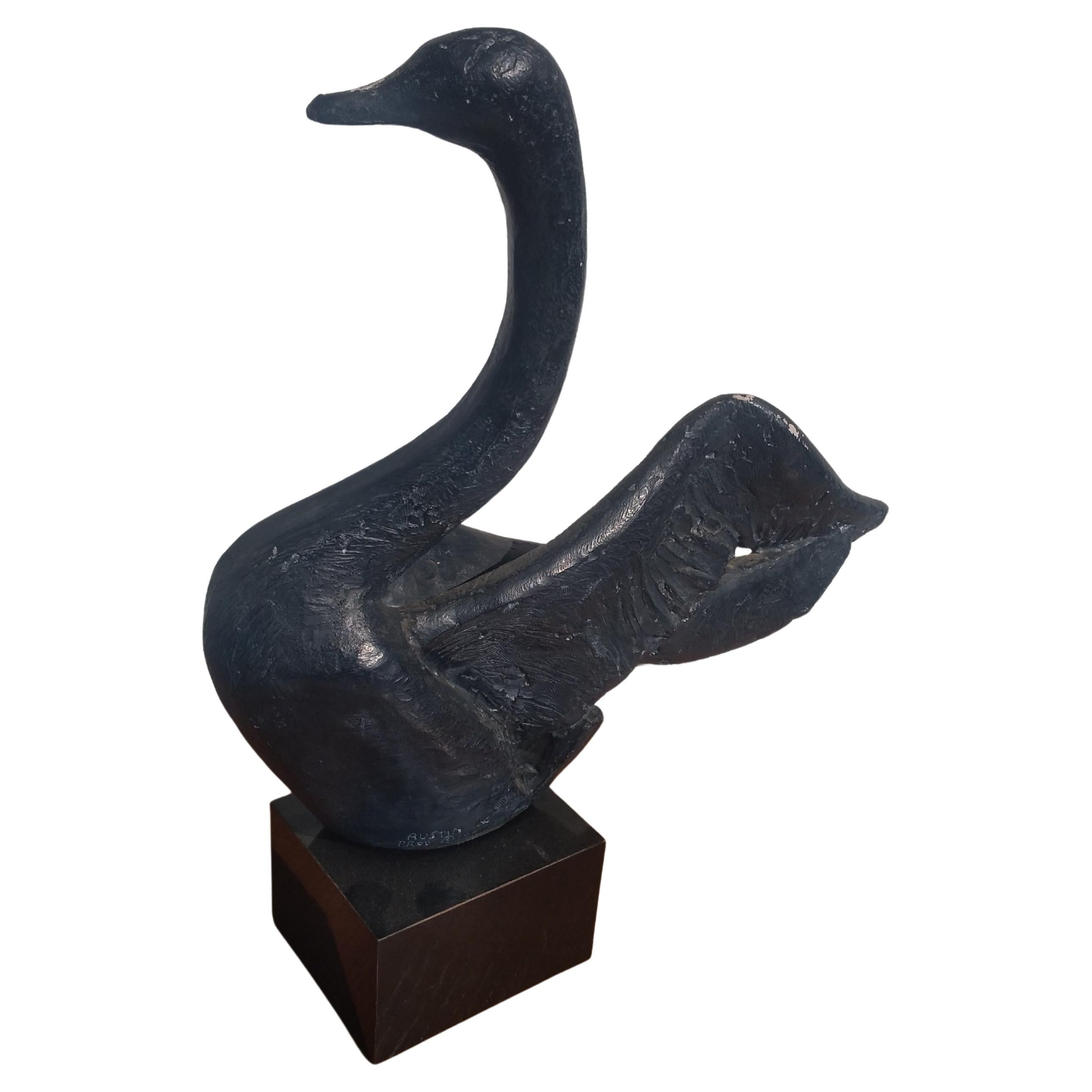 Beautiful Swan Sculpture by Austin Studios