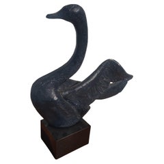 Used Beautiful Swan Sculpture by Austin Studios