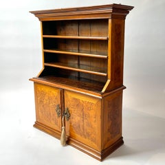 Beautiful Swedish alder root Wall Cabinet from Mid-18th Century