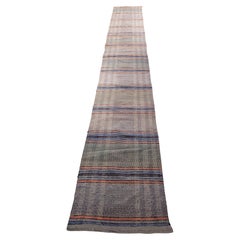 Beautiful Swedish Rag rug country hand woven