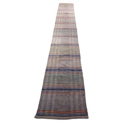 Beautiful Swedish Rag rug country hand woven