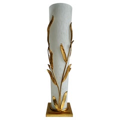 Beautiful Table Lamp in Murano Glass and Gilt Bronze