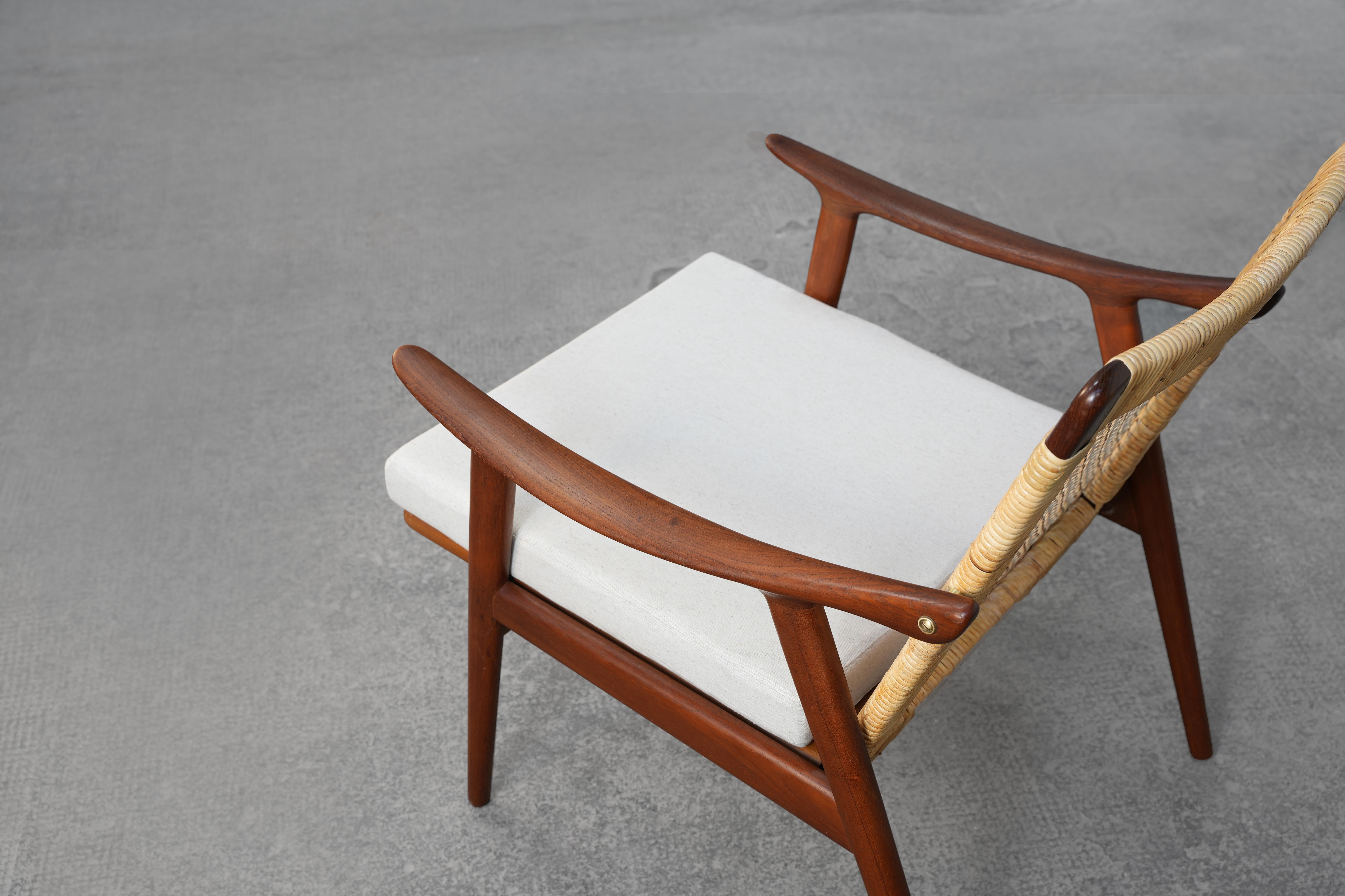 Beautiful Teak Lounge Chairs by Fredrik Kayser for Vatne Lenestolfabrik 4