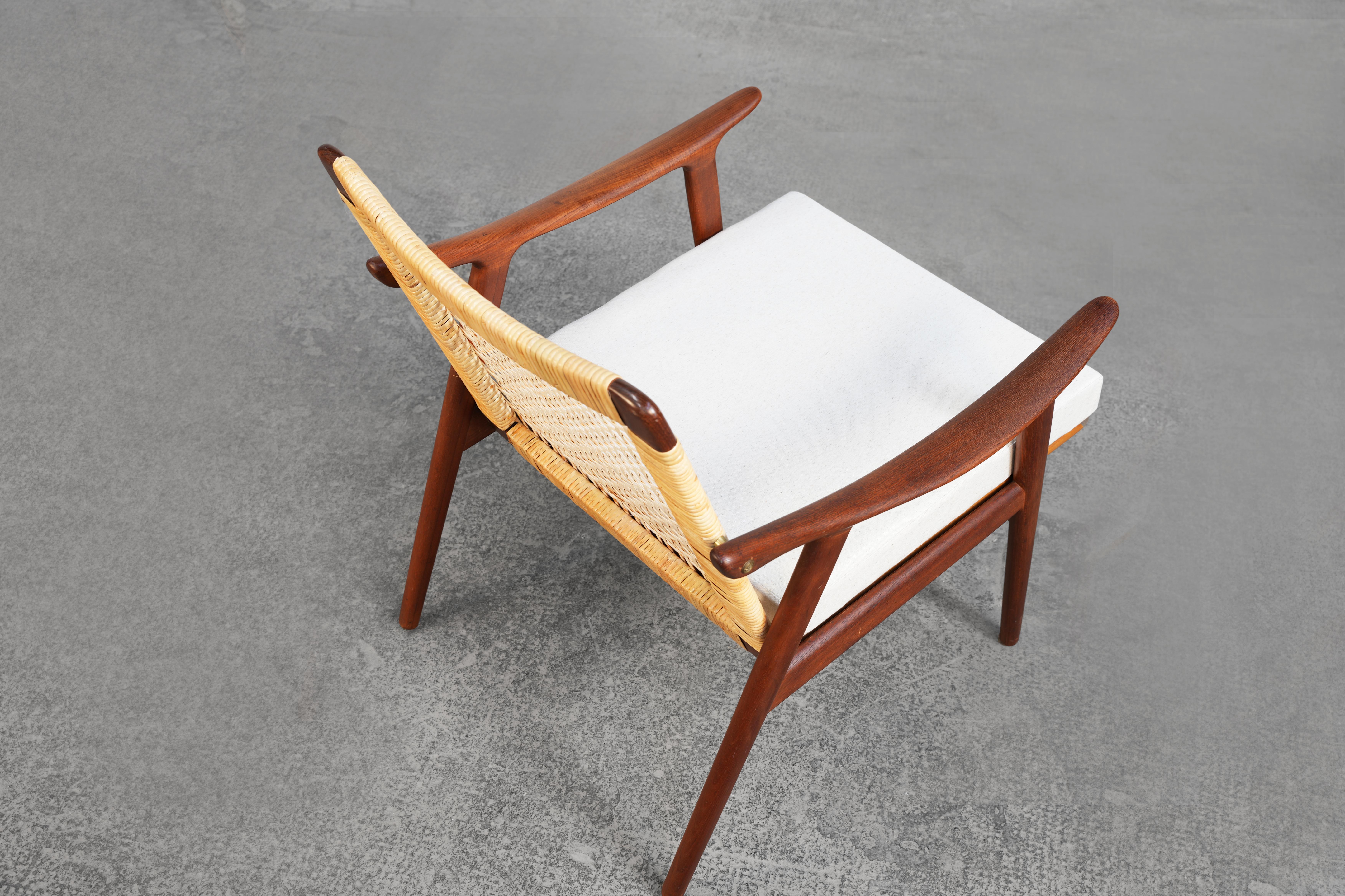 Beautiful Teak Lounge Chairs by Fredrik Kayser for Vatne Lenestolfabrik 2
