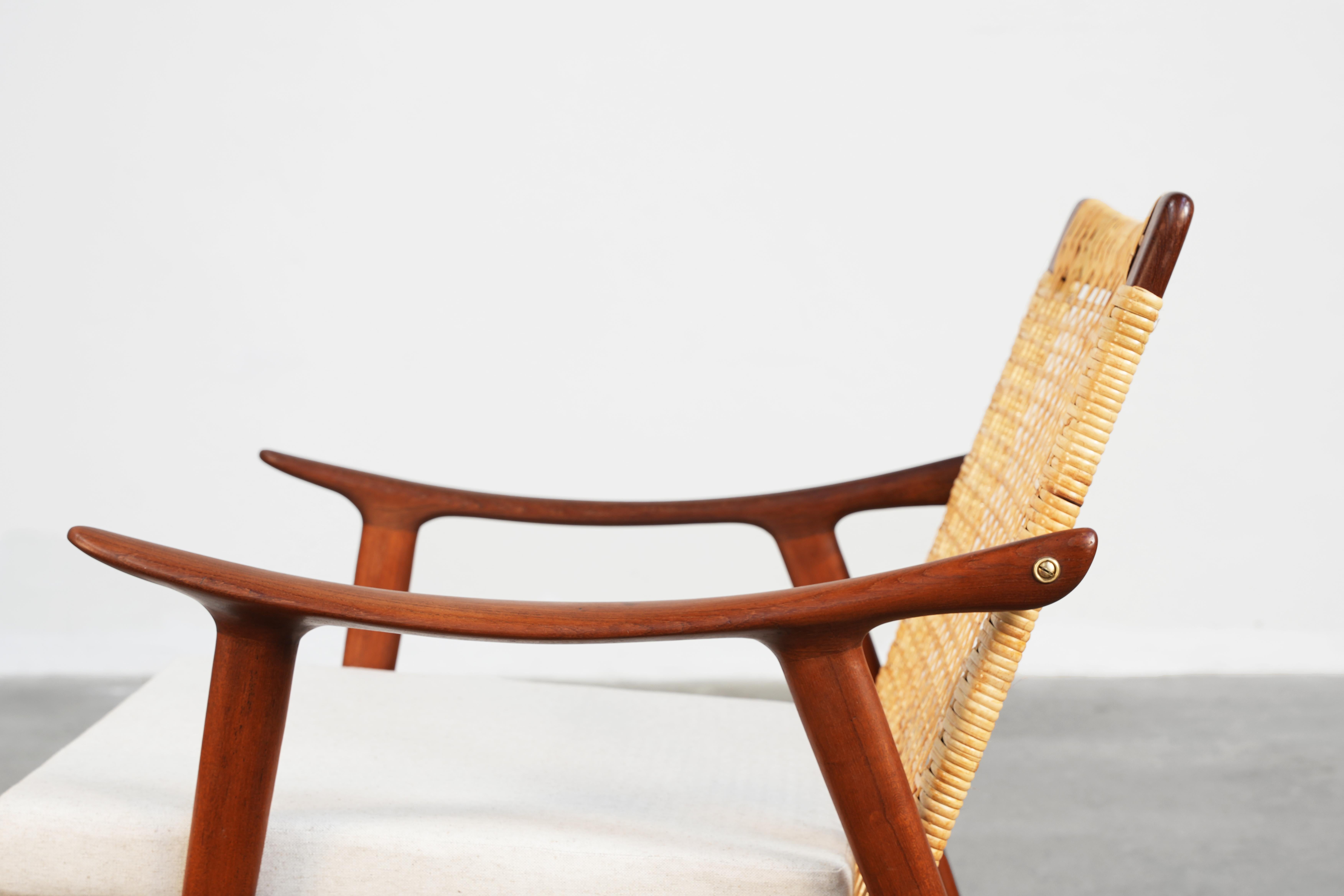 Beautiful Teak Lounge Chairs by Fredrik Kayser for Vatne Lenestolfabrik 3