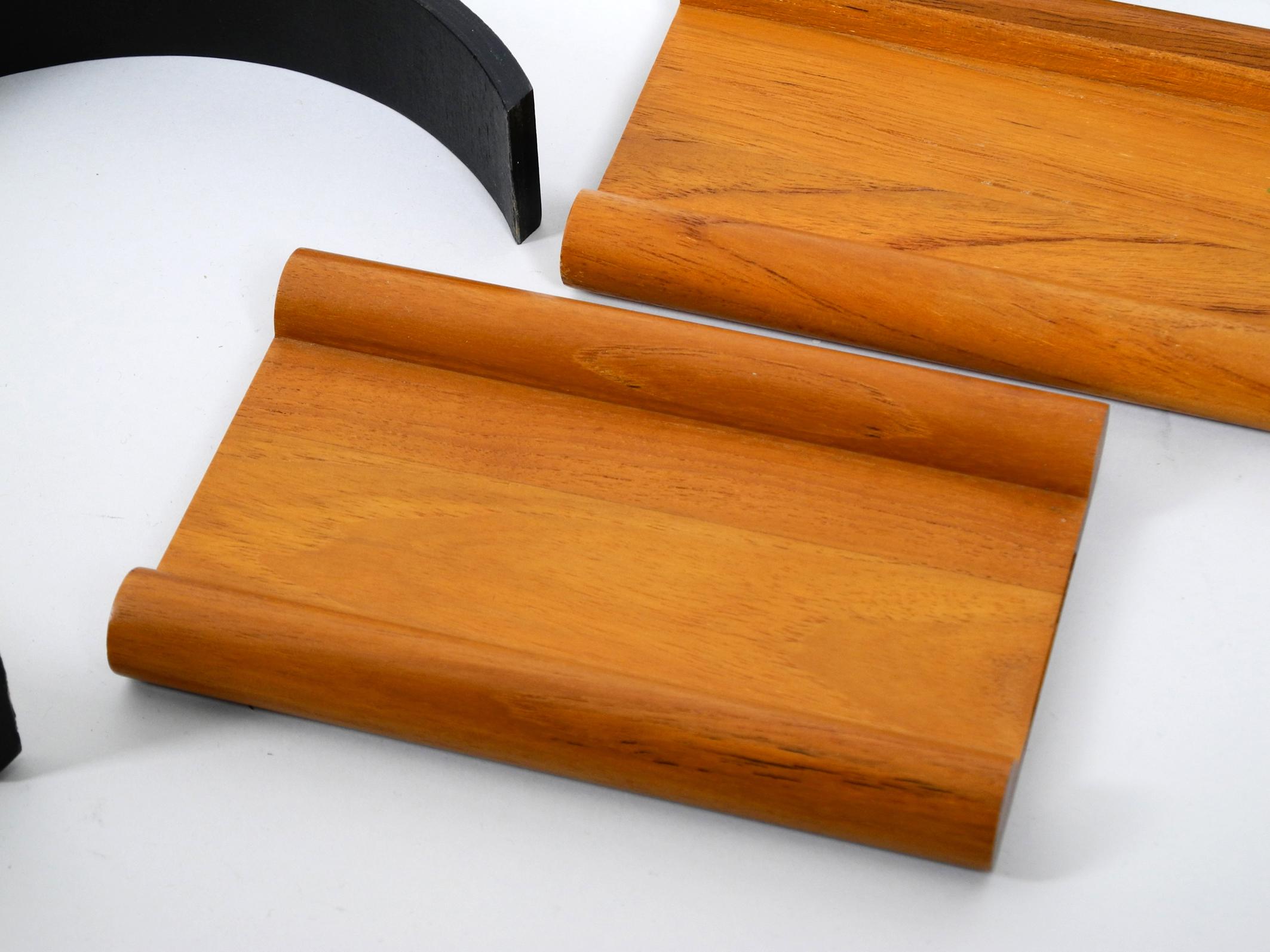 Beautiful Teak Table Tray for Salt and Pepper by Richard Nissen, 1960s, Denmark 6