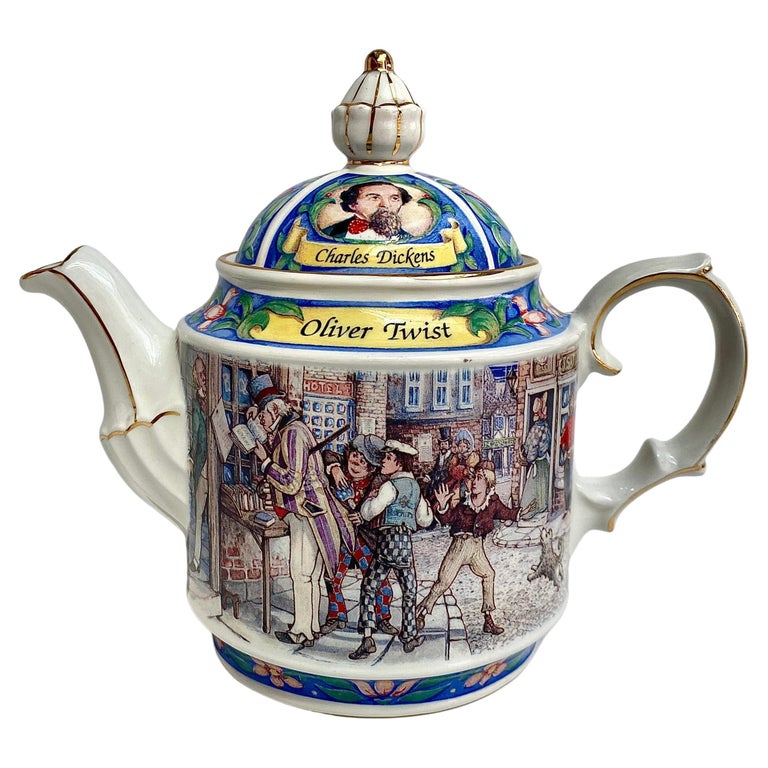 Beautiful Teapot James Sadler Oliver Twist, Made in England For Sale at  1stDibs | sadler england teapot