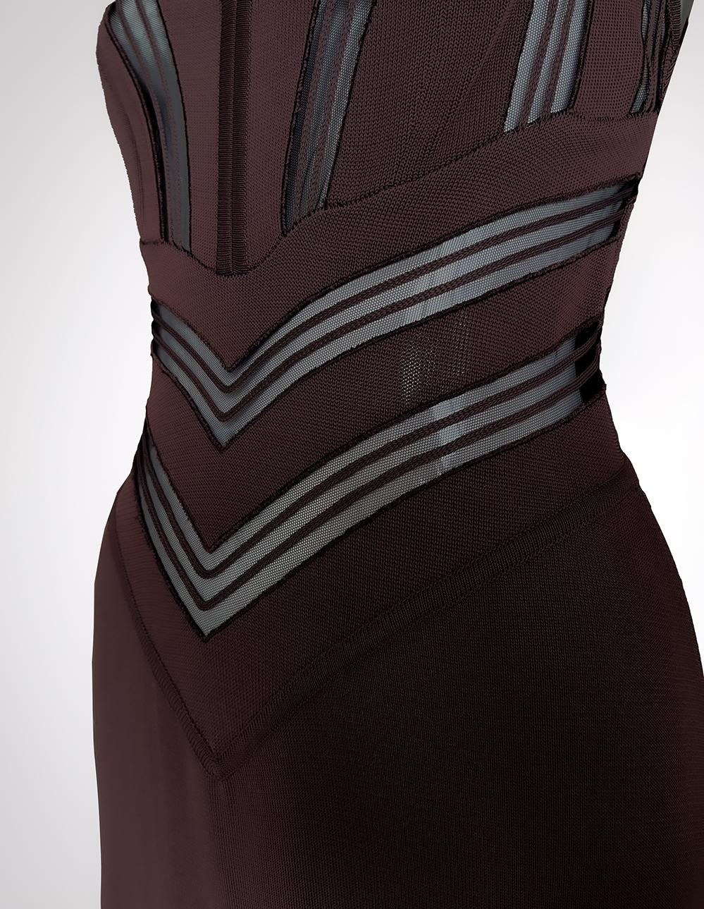 Magnifique robe Thierry Mugler Couture Rare Bon état - En vente à Berlin, BE