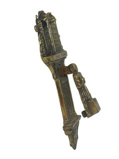 Beautiful Tower of London Door Knocker, Brass or Bronze, England vintage