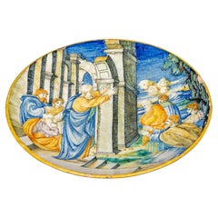Beautiful Tuscan Ceramic Plate 17th Century