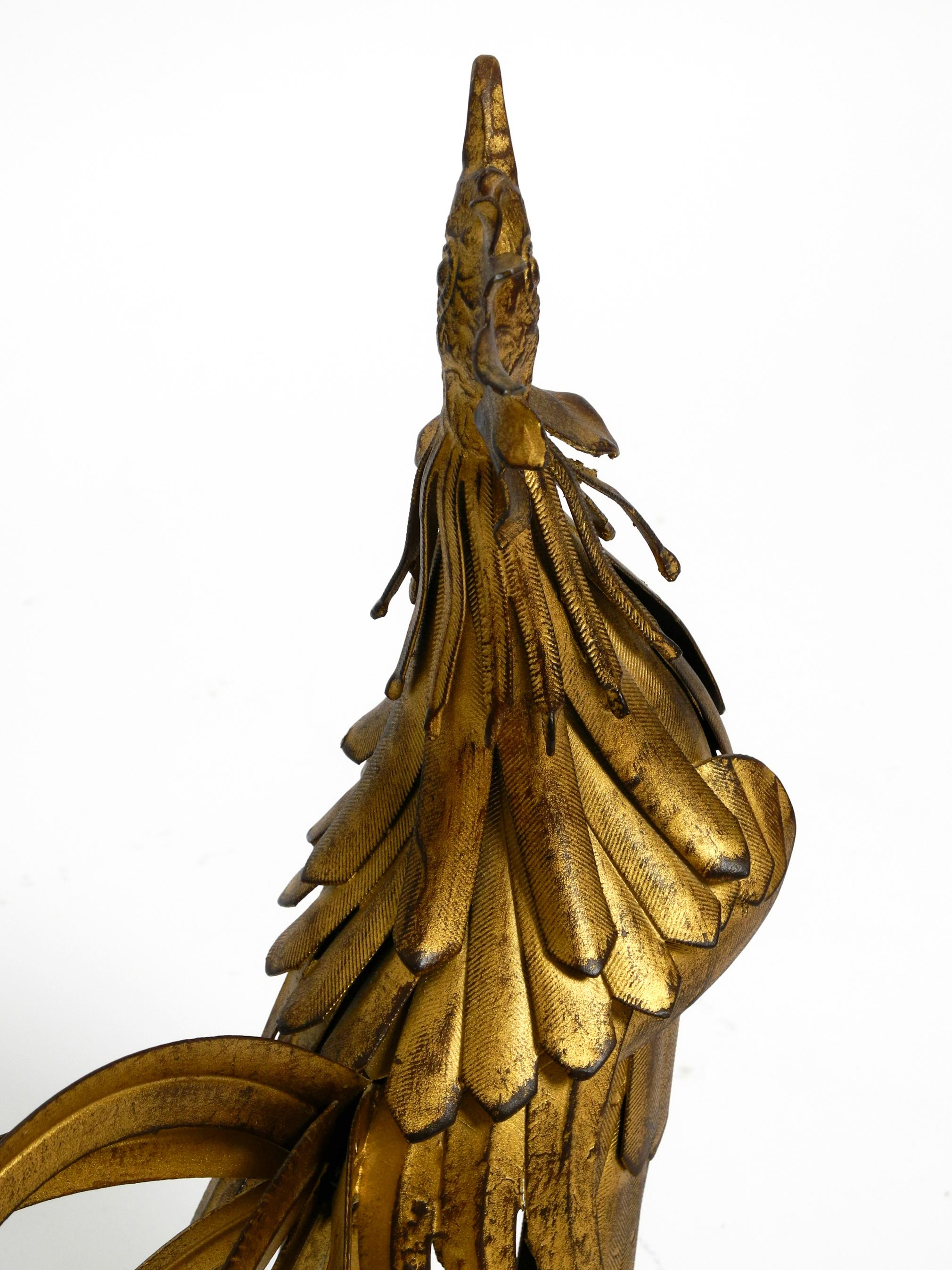 Beautiful, Unusual Metal Rooster from the 1930s as Decoration 5