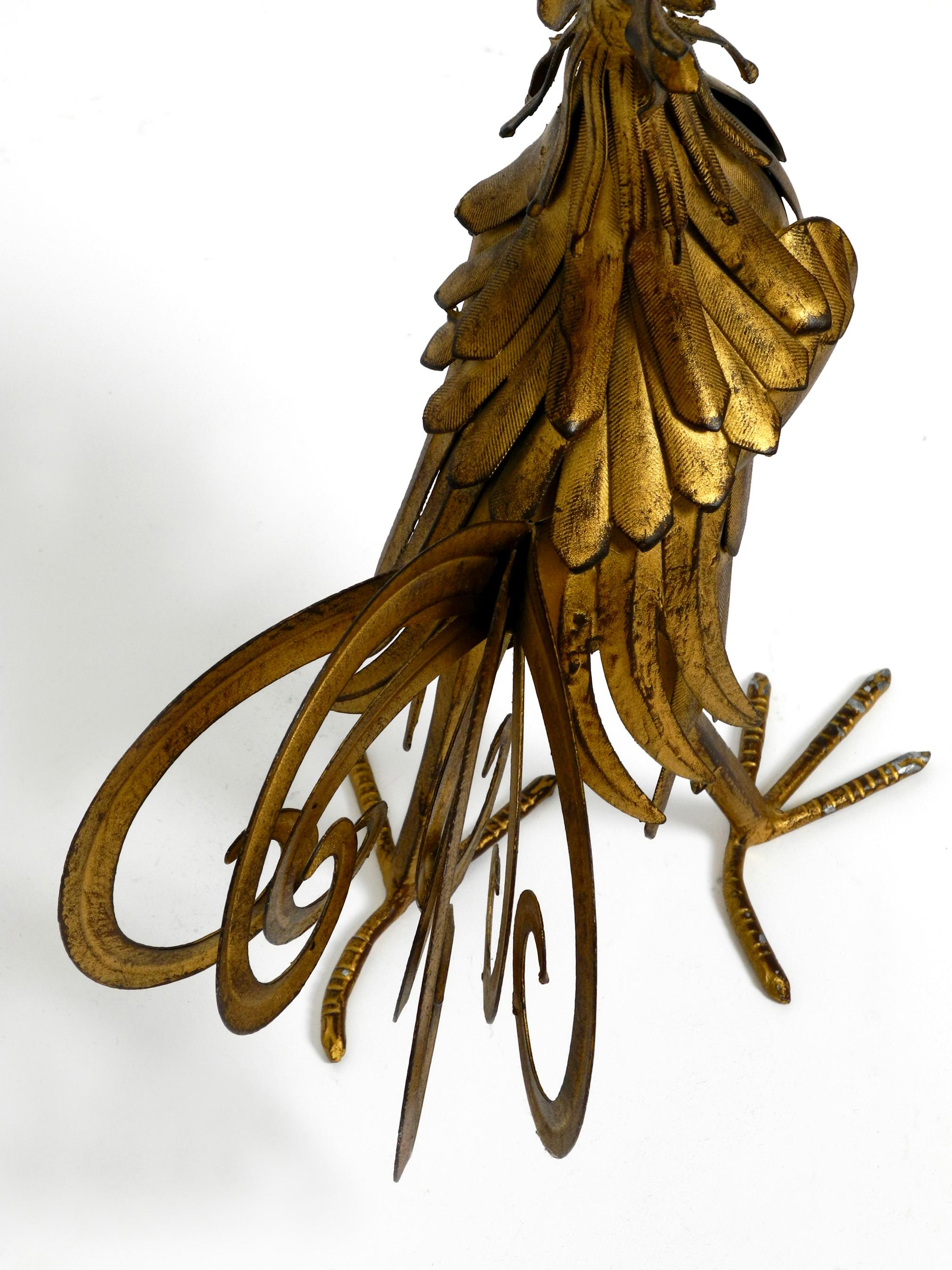 Beautiful, Unusual Metal Rooster from the 1930s as Decoration 8