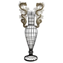 Beautiful Vase Sculpture by Annacleto Spazzapan