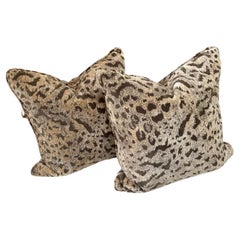 Beautiful Velvet Leopard Animal Print Cushions
