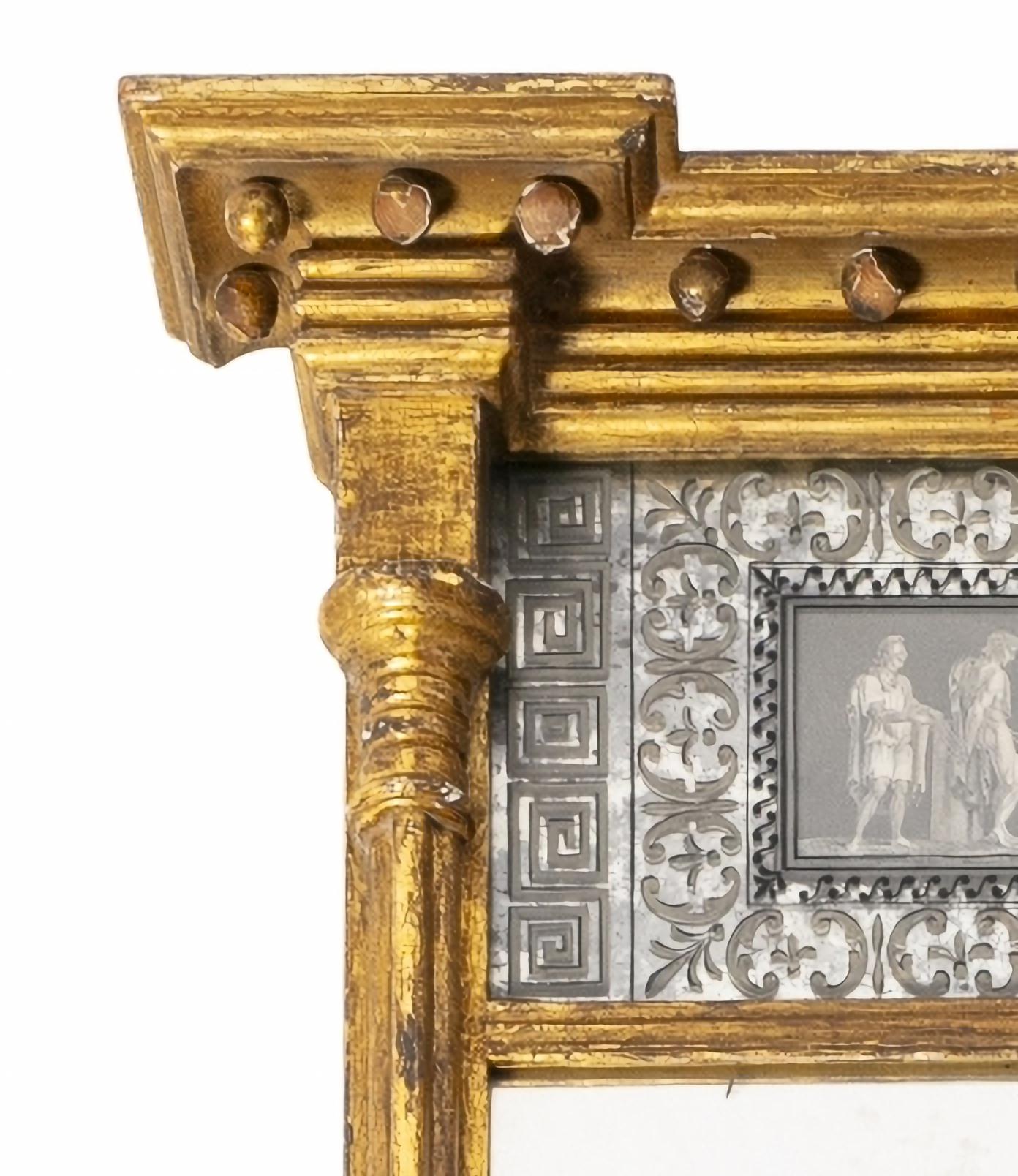 BEAUTIFUL VENETIAN WALL MIRROR 19th Century

Carved and gilded wood structure, 19th Century
Dim.: 80 x 40 cm
good condition