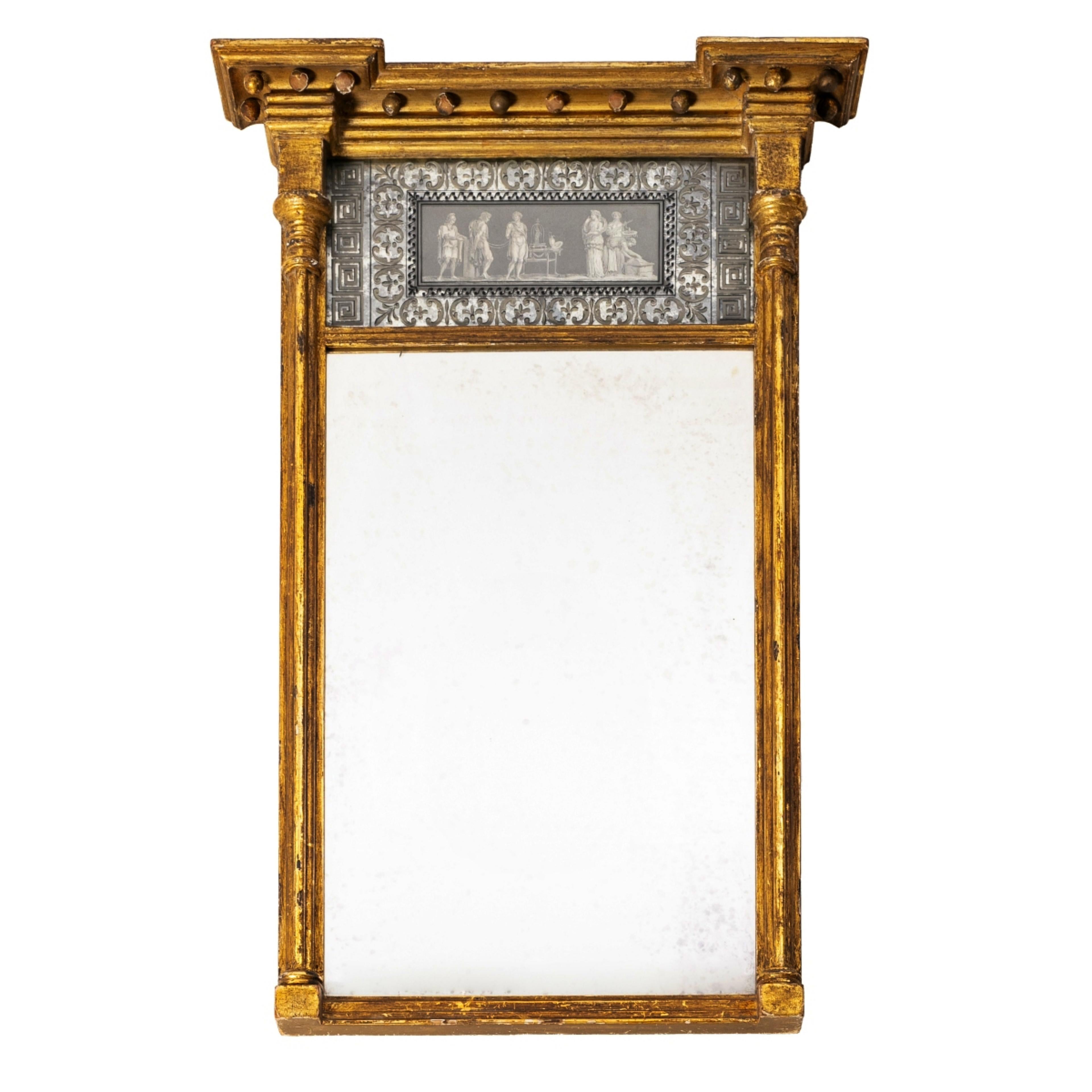 Hand-Crafted BEAUTIFUL VENETIAN WALL MIRROR 19th Century For Sale