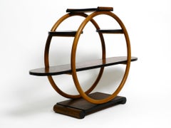Beautiful Very Rare Italian Art Deco Mid-Century Wooden Shelf or Plant Stand