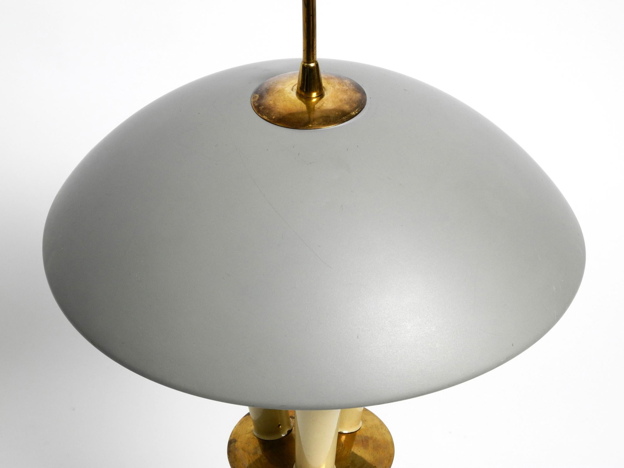 Beautiful Very Rare Large Italian Mid Century Tripod Table Lamp or Floor Lamp For Sale 1
