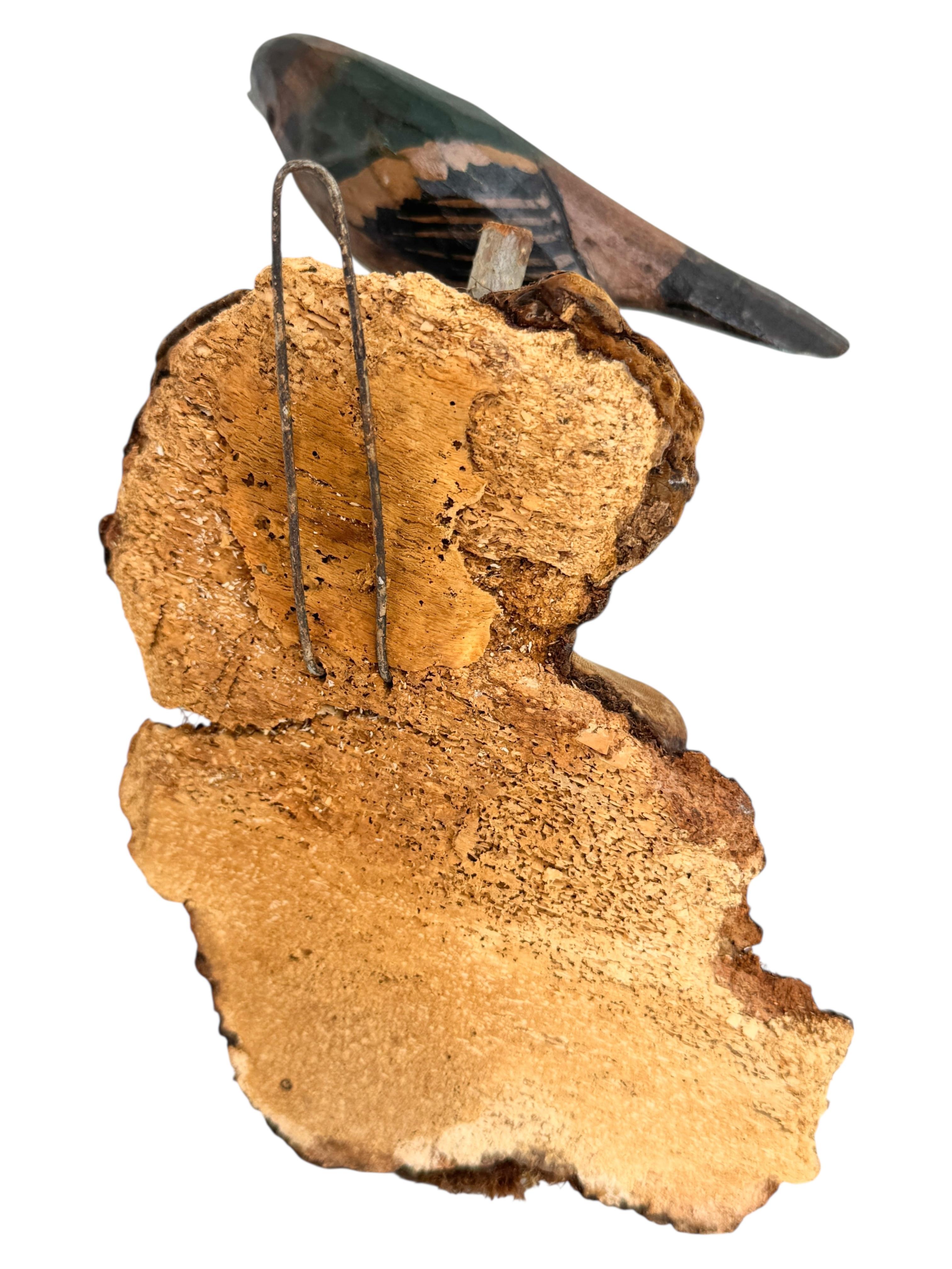 Magnifique oiseau en bois sculpté de Viechtauer Folk Art Black Forest Antique Autriche 1900 Bon état - En vente à Nuernberg, DE