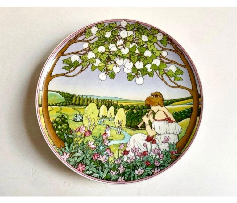 Beautiful Villeroy and Boch Heinrich Decorative Wall Plates “Seasons ...