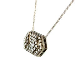Beautiful Vintage 1950's Diamond Necklace