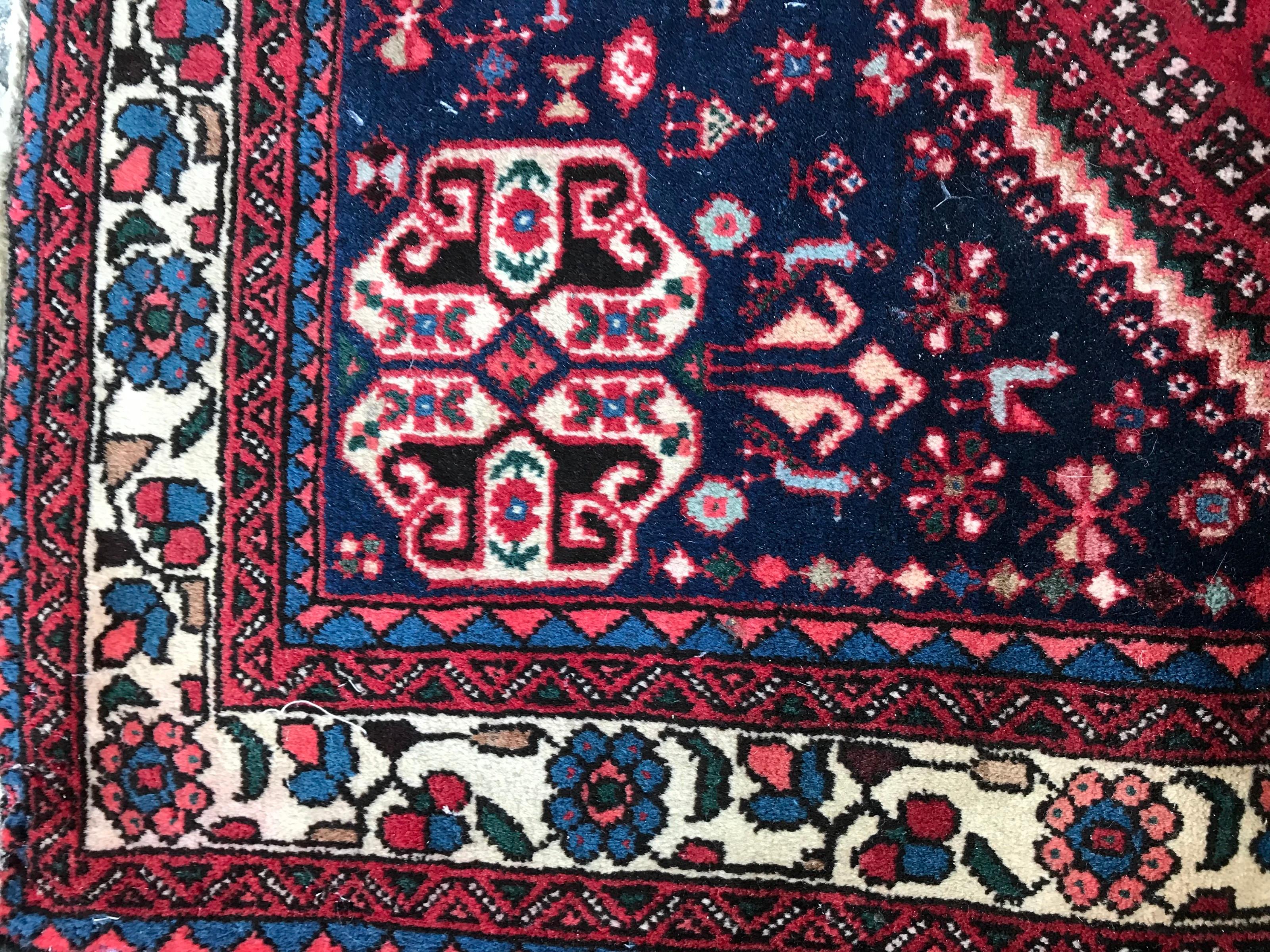 Bobyrug’s Beautiful Vintage Abadeh Runner For Sale 2