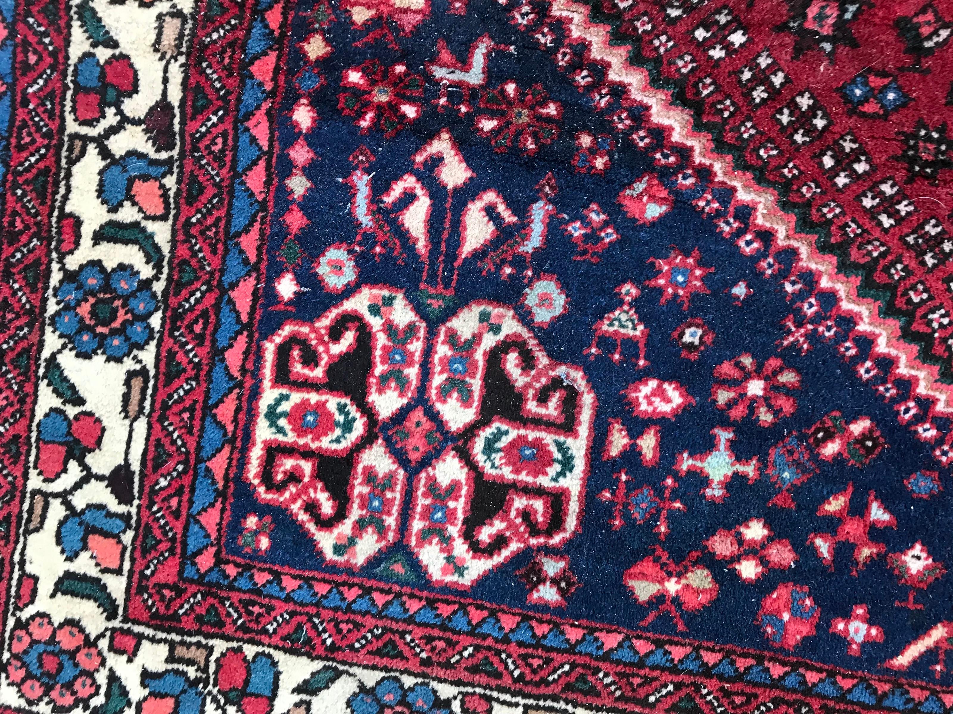 Bobyrug’s Beautiful Vintage Abadeh Runner For Sale 3