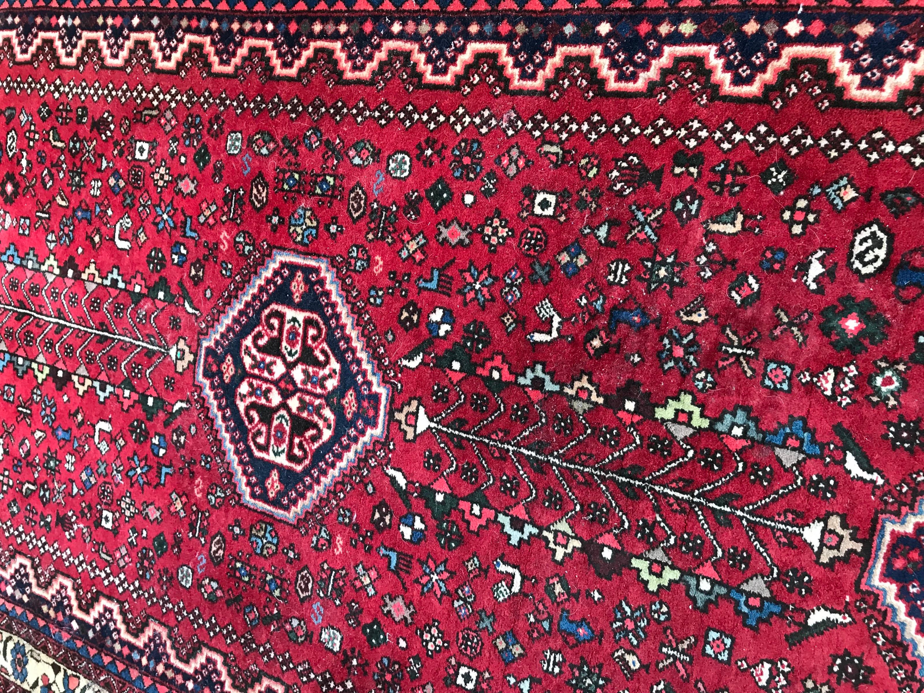 Bobyrug’s Beautiful Vintage Abadeh Runner For Sale 4