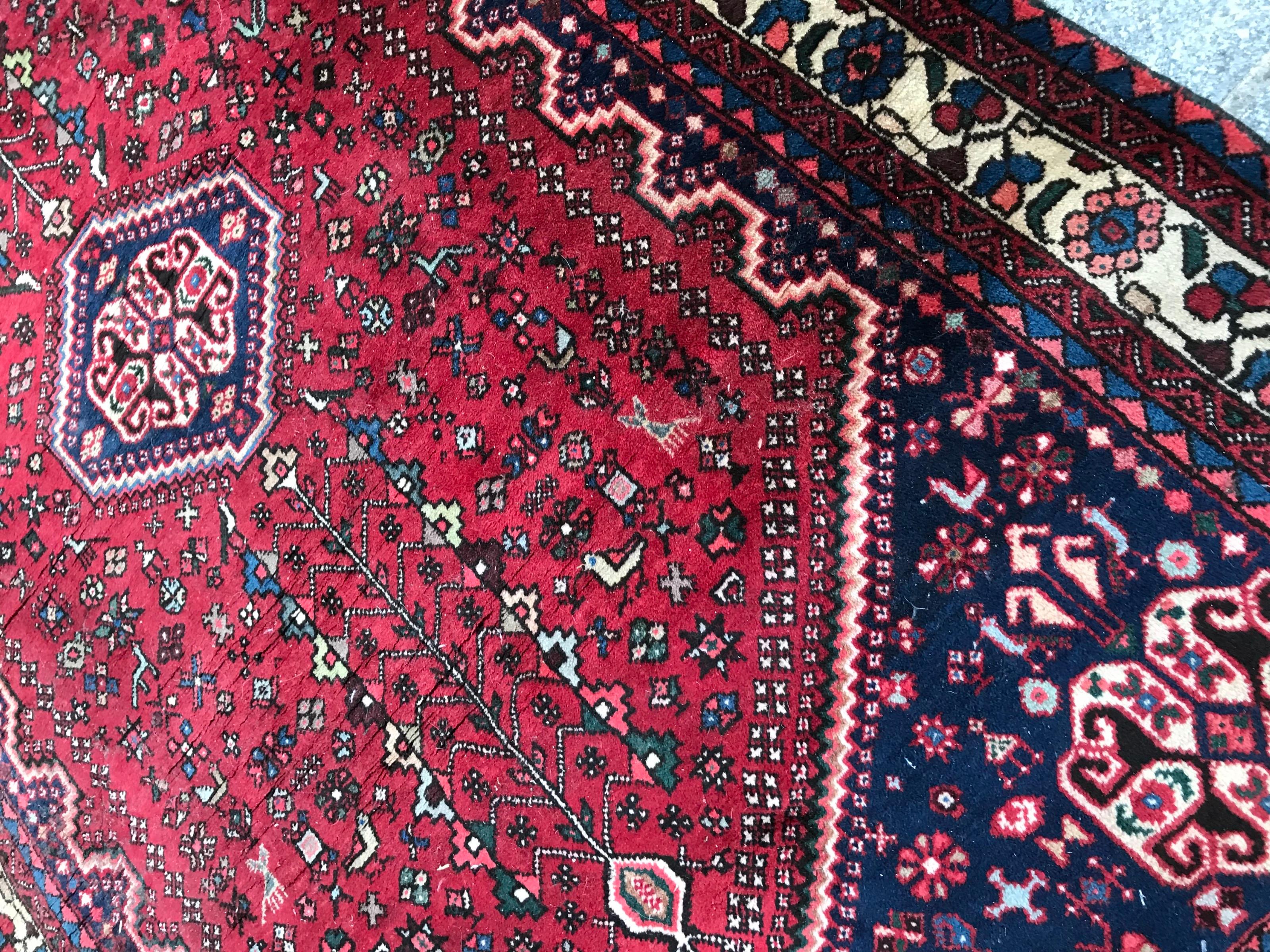 Bobyrug’s Beautiful Vintage Abadeh Runner For Sale 5