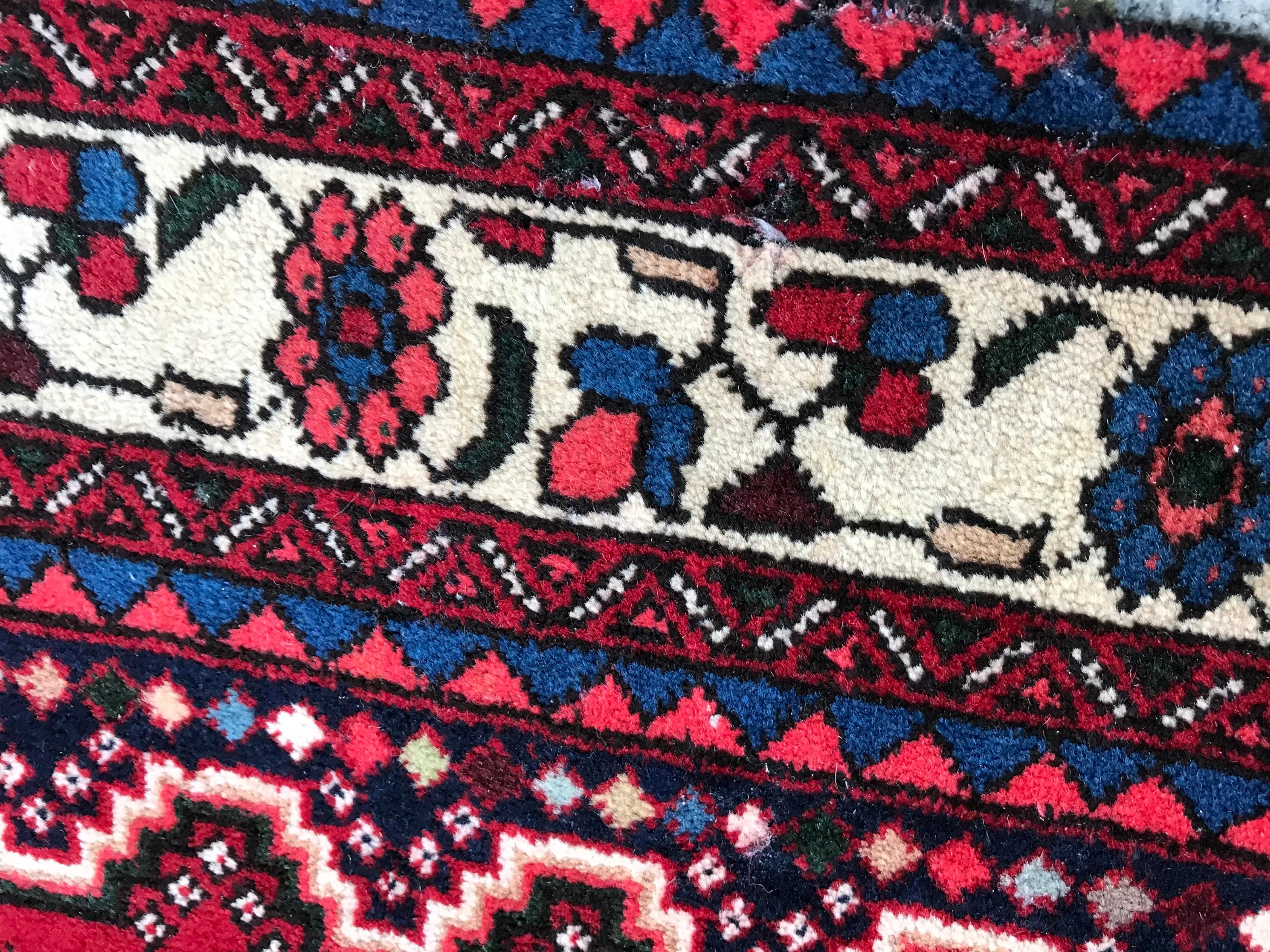 Bobyrug’s Beautiful Vintage Abadeh Runner For Sale 8