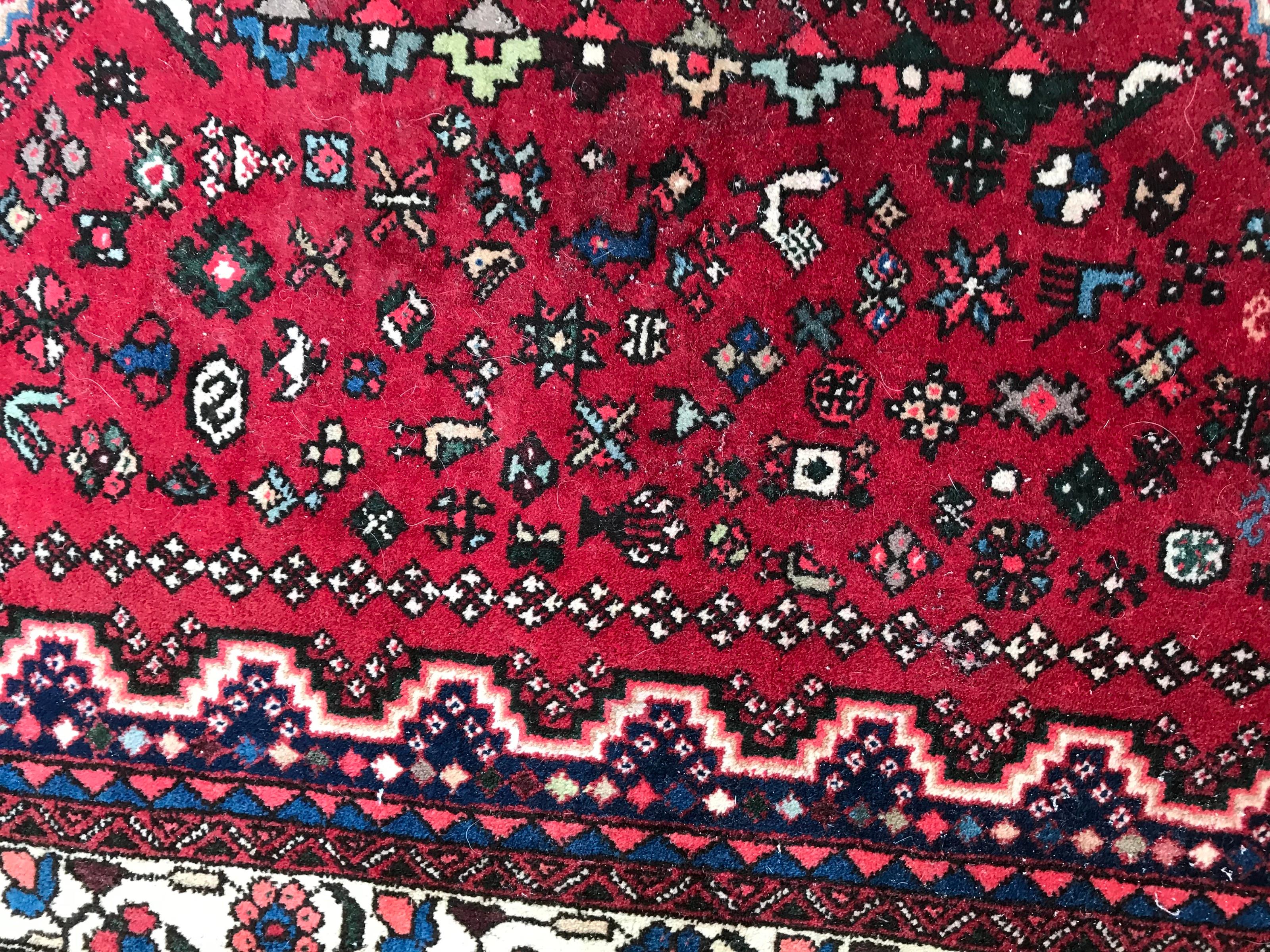 Cotton Bobyrug’s Beautiful Vintage Abadeh Runner For Sale