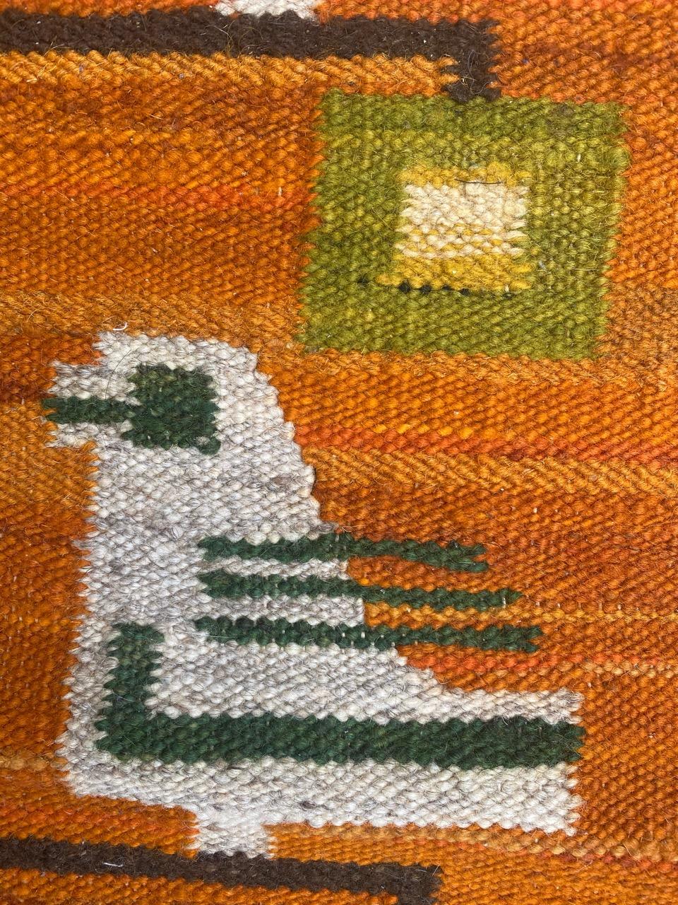 20th Century Beautiful Vintage Art Deco Polish Tapestry For Sale