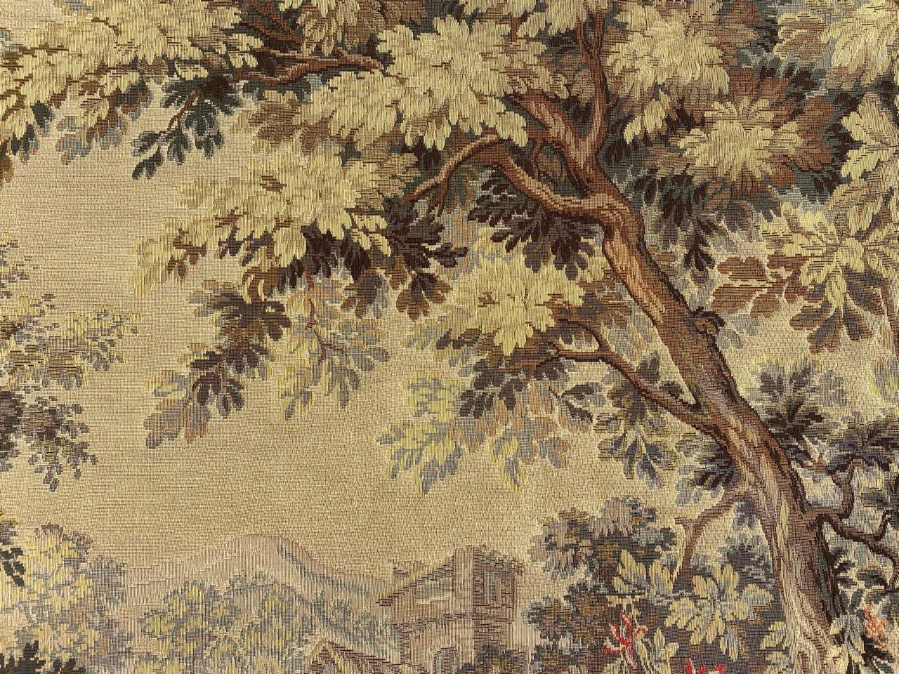 Beautiful Vintage Aubusson Style French Jaquar Tapestry 7