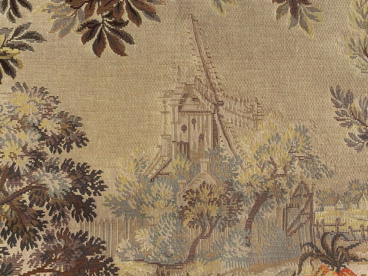 Beautiful Vintage Aubusson Style French Jaquar Tapestry 3