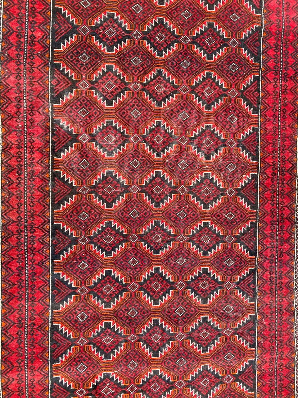 Bobyrug’s Beautiful Vintage Baluch Rug For Sale 6