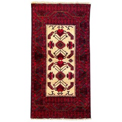 Bobyrug's schöner Vintage Belutch Teppich