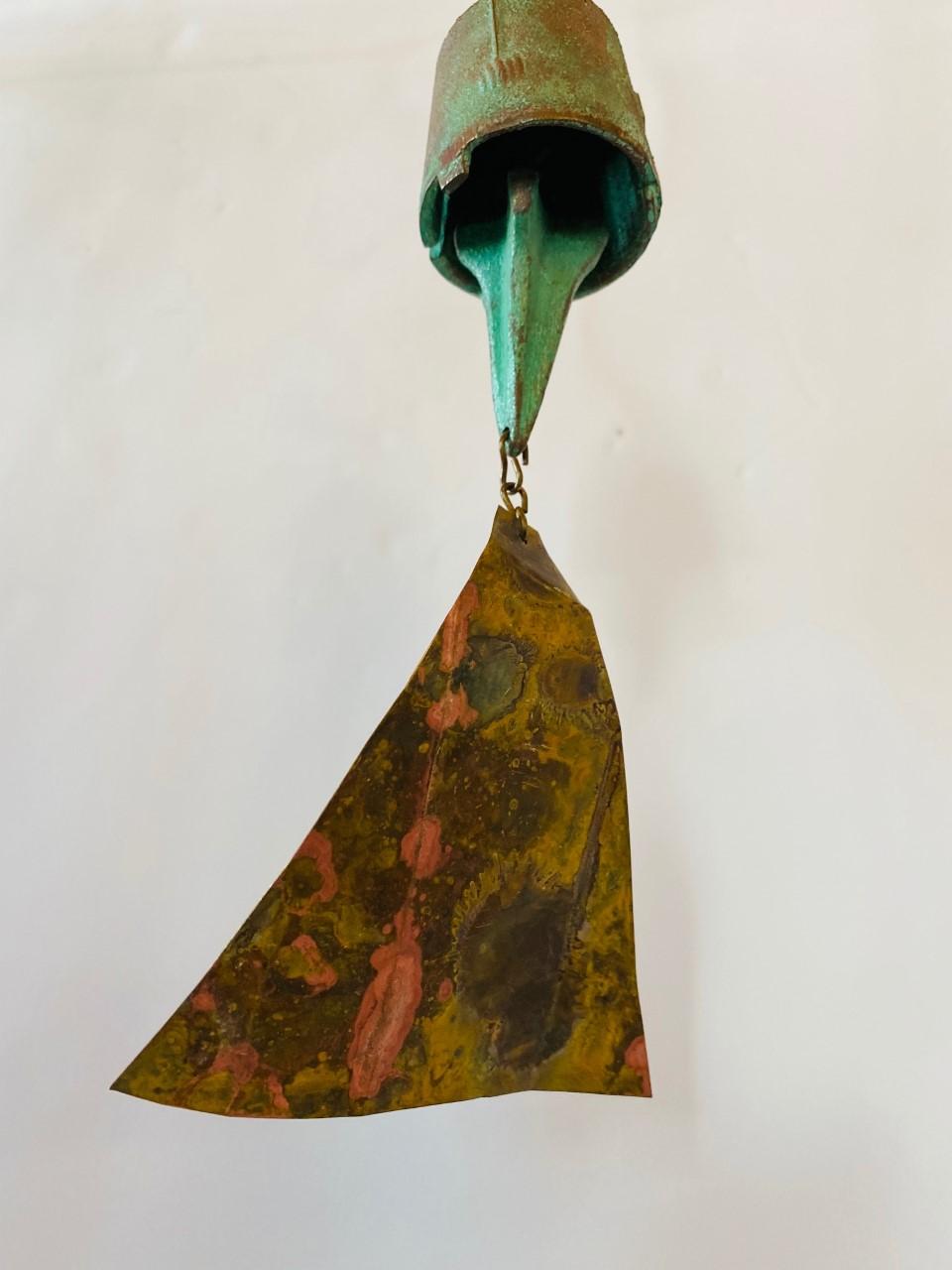 Mid-20th Century Beautiful Vintage Bronze Bell by Paolo Soleri