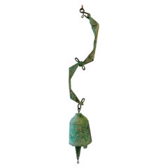 Beautiful Retro Bronze Bell by Paolo Soleri