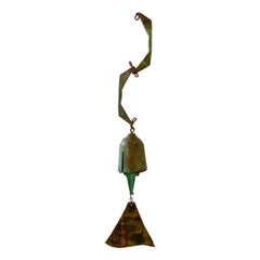 Beautiful Vintage Bronze Bell by Paolo Soleri