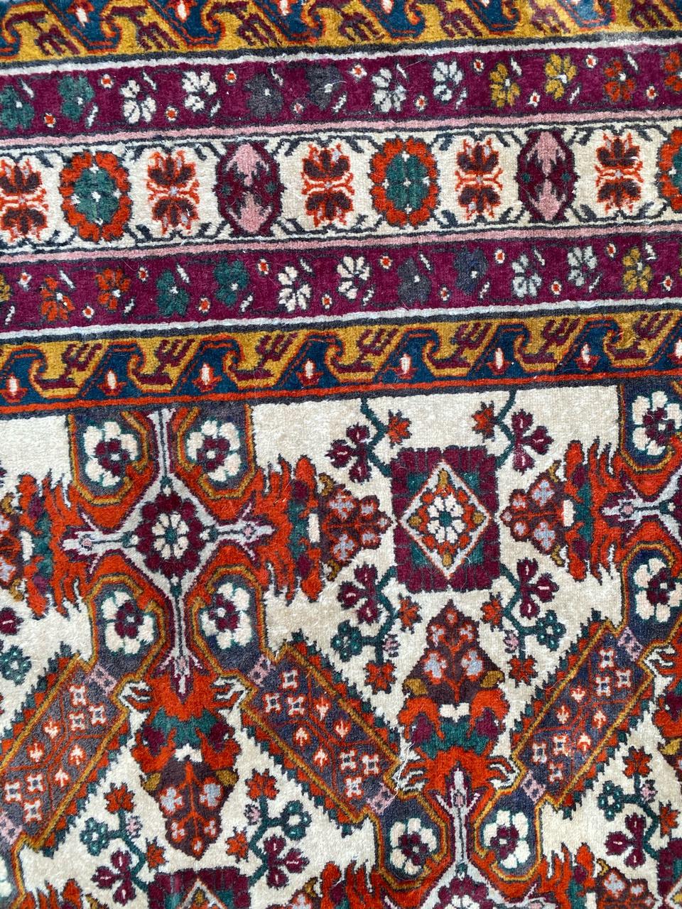 Bobyrugs schöner kaukasischer Schirwan-Teppich im Vintage-Stil im Angebot 2