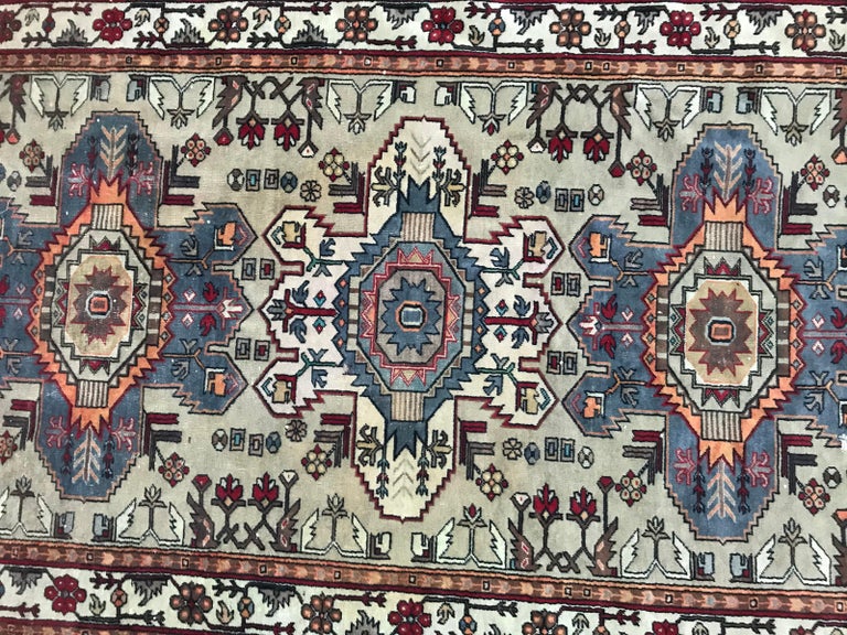 Beautiful Vintage Caucasian Shirwan Rug For Sale at 1stDibs