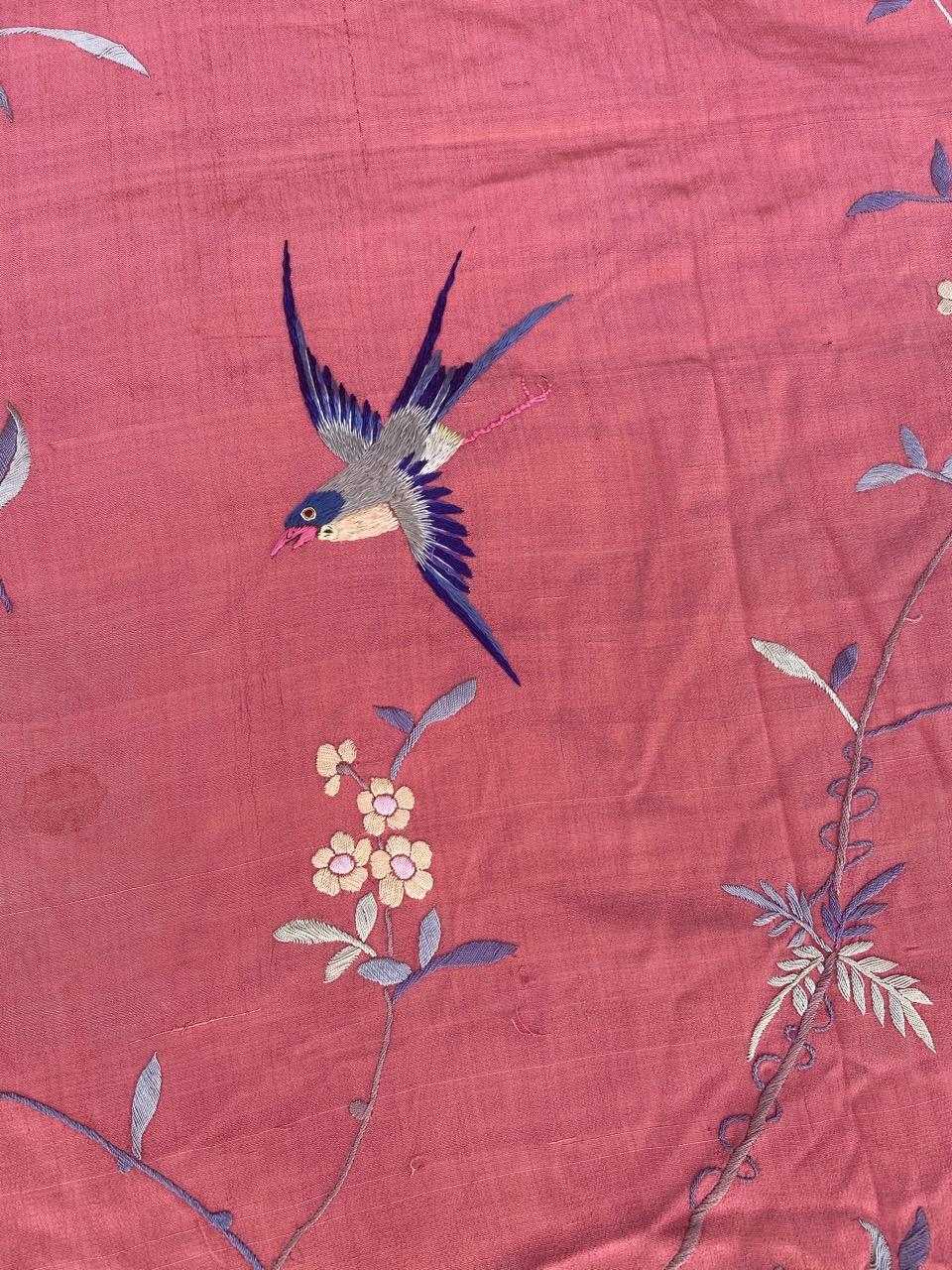 Beautiful Vintage Chinese Silk Embroidery 3