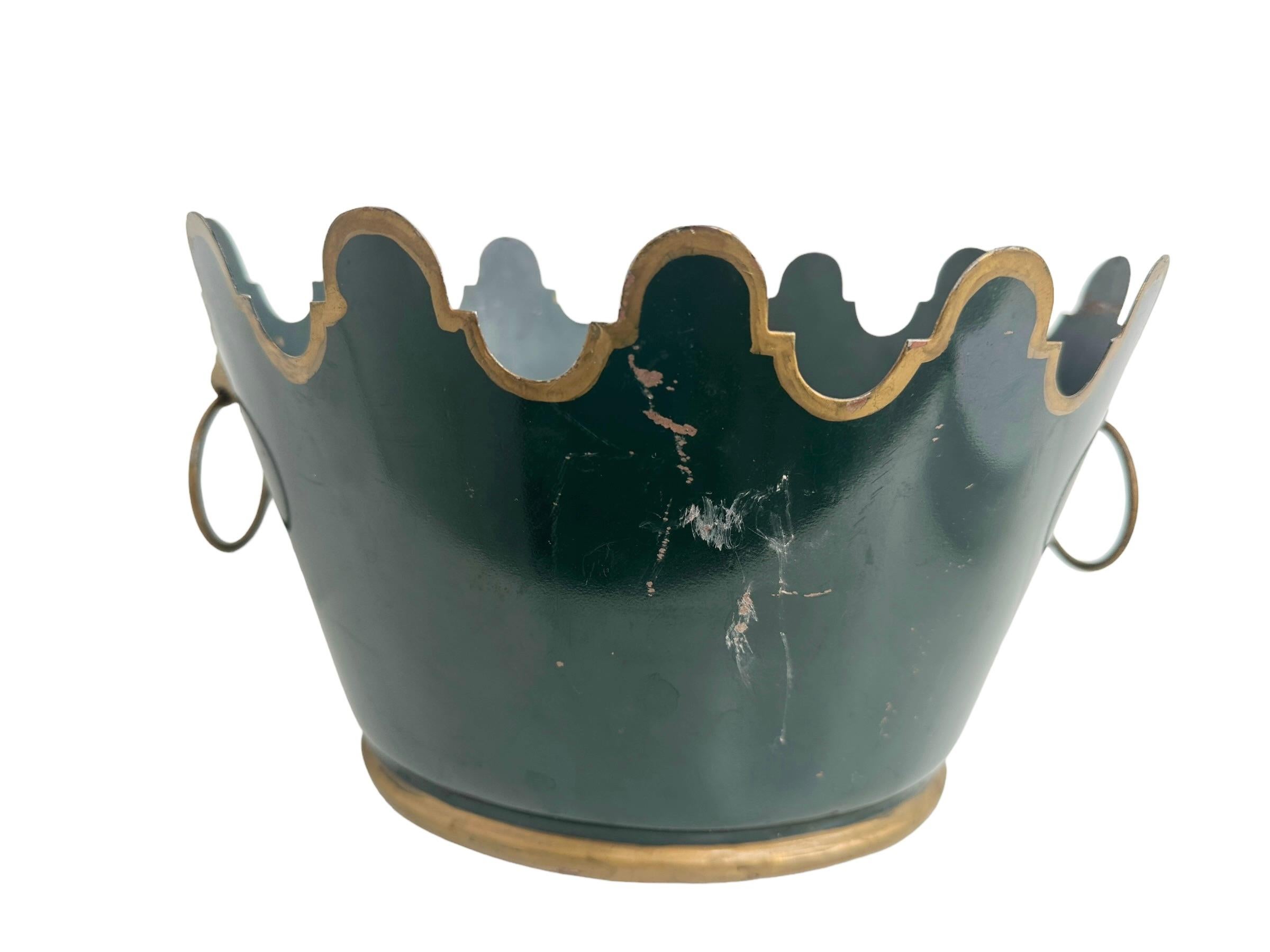 Vittoriano Bellissimo cachepot d'epoca in stile cineserie Art Nouveau 1890 in vendita