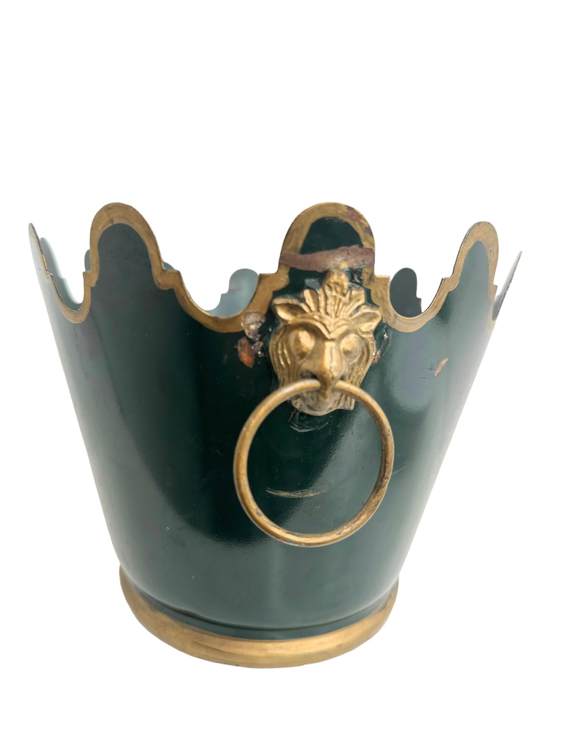 Bellissimo cachepot d'epoca in stile cineserie Art Nouveau 1890 In condizioni buone in vendita a Nuernberg, DE