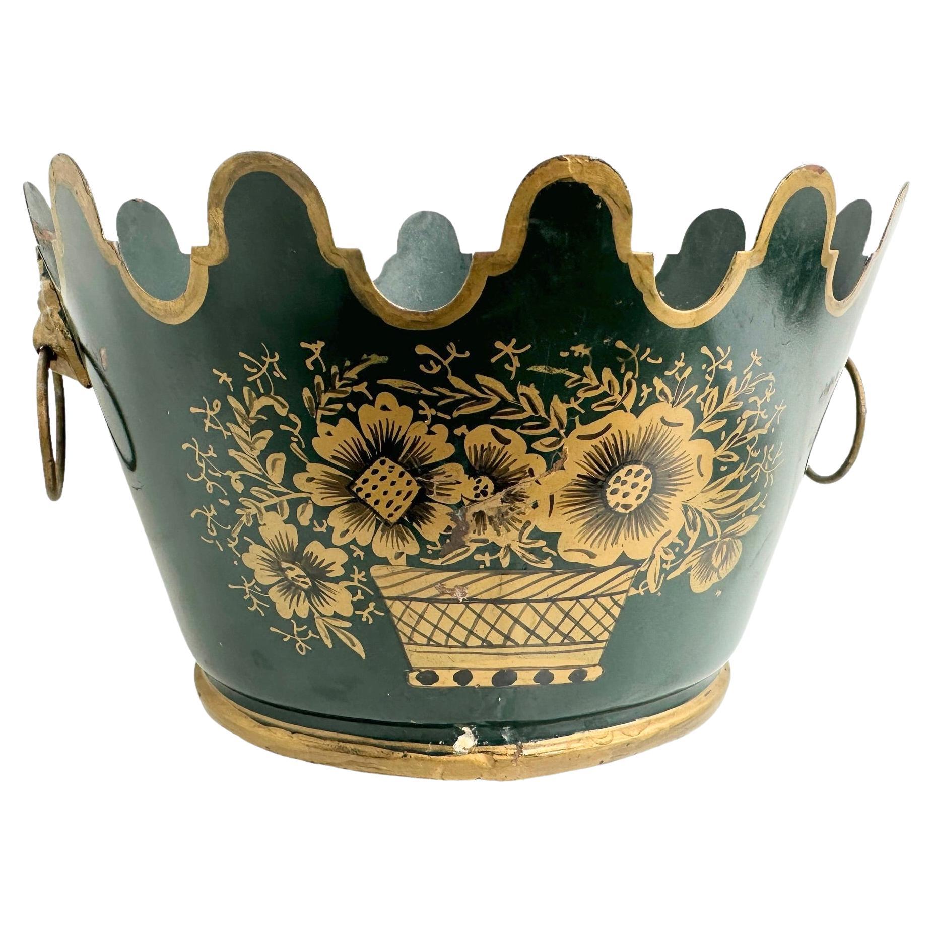 Bellissimo cachepot d'epoca in stile cineserie Art Nouveau 1890 in vendita