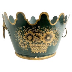 Magnifique Cache Pot Vintage Chinoiserie Art Nouveau 1890s
