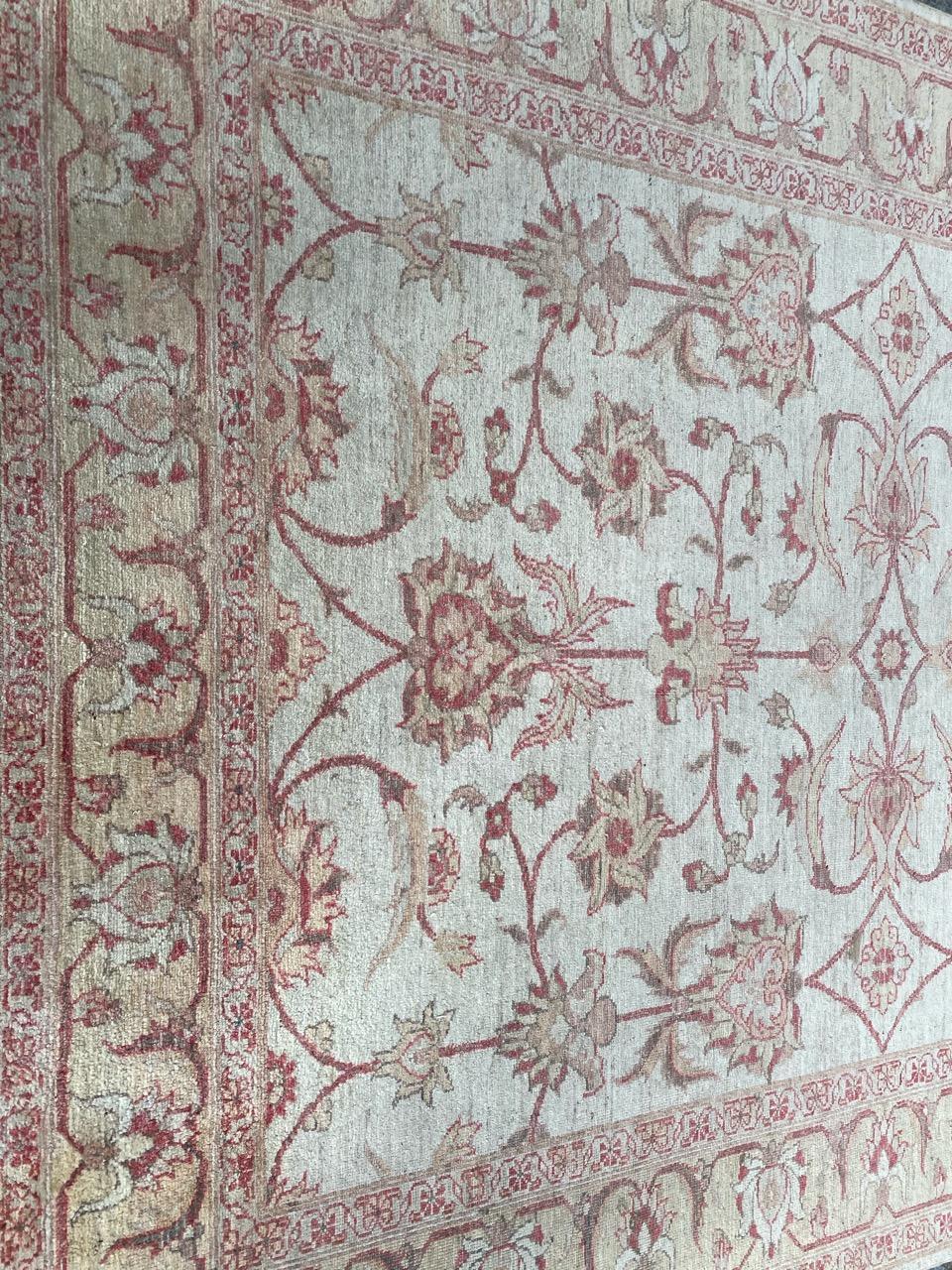 Bobyrug's Beautiful Vintage Chobi Mahal Designteppich (Sultanabad) im Angebot